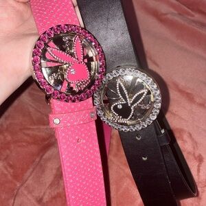 Playboy spinner belts
